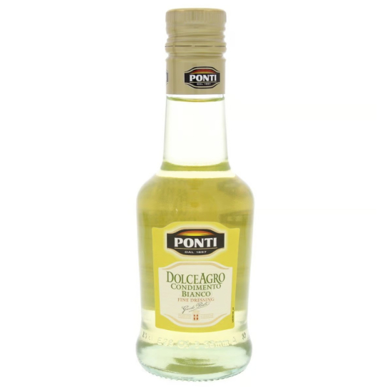 Ponti Balsamic White Dressing 250 ml, Pack Of 12