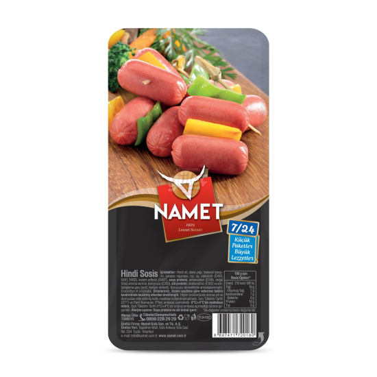 Namet Turkey Sausage 140g, Pack Of 10