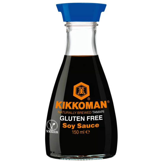 Kikkoman Naturally Brewed Tamari Gluten free Soy Sauce 150g, Pack Of 6