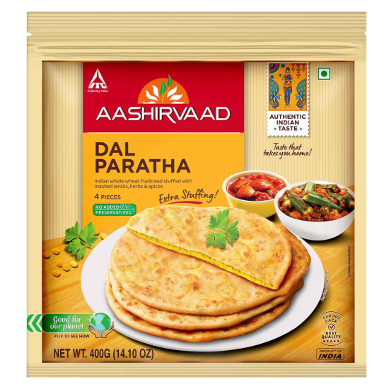 Aashirvaad Dal Paratha 400g, Pack Of 24