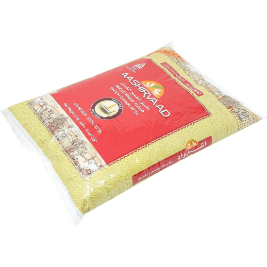 Aashirvaad Whole Wheat Atta 5kg, Pack Of 4								