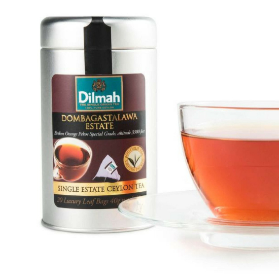 Dilmah Dombagastalawa Single Estate Black Tea 20 Tea Bag 40g, Pack Of 6