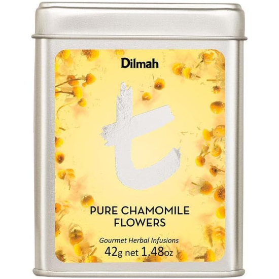 Dilmah Pure Camomile Flowers Tin Caddy 42g, Pack Of 6