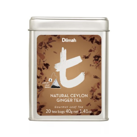 Dilmah Natural Ceylon Ginger Tea 20 Teabag 40g, Pack Of 6