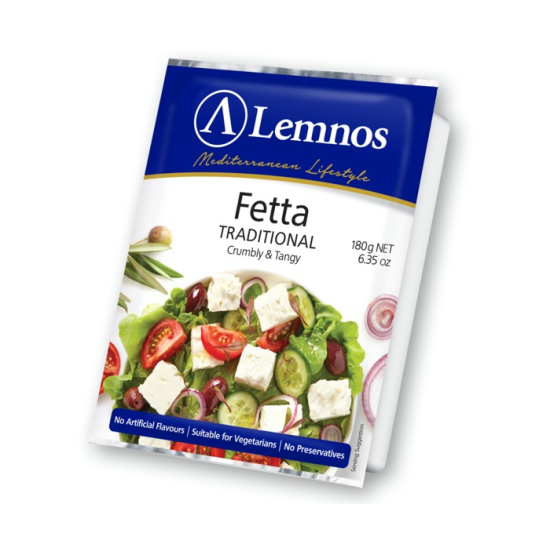 Lemnos Traditional Fetta 180g, Pack Of 12