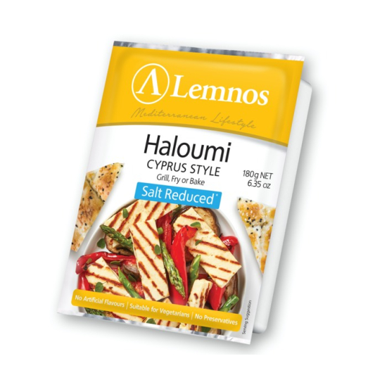 Lemnos Reduced Salt Haloumi 180g, Pack Of 12