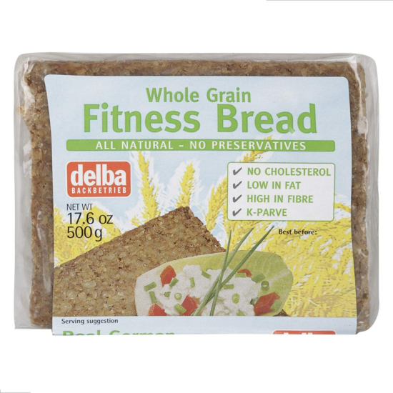 Delba Fitness Bread 500g, Pack Of 12