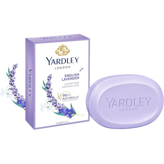 Yardley Lavender Luxury Soap Bar 100g, Pack Of 24