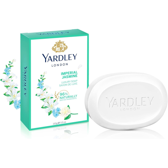 Yardley Imperial Jasmine Soap 100g, Pack Of 24