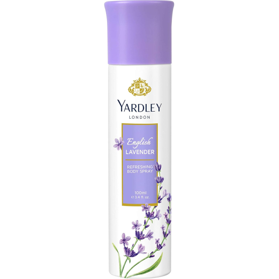 Yardley English Lavender Body Spray For Women 100ml, Pack Of 12