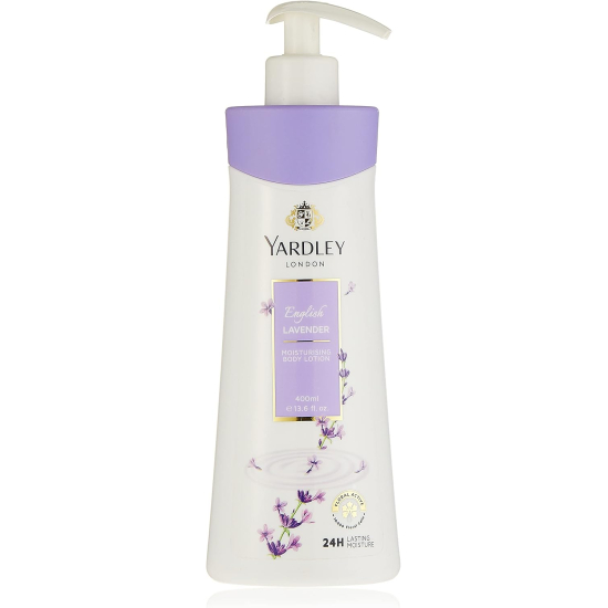 Yardley English Lavender Body Lotion For Moisturizing 400ml, Pack Of 12