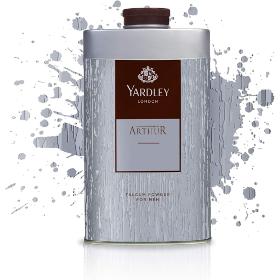 Yardley London Arthur Perfumed Talcum Body Powder 150g, Pack Of 12