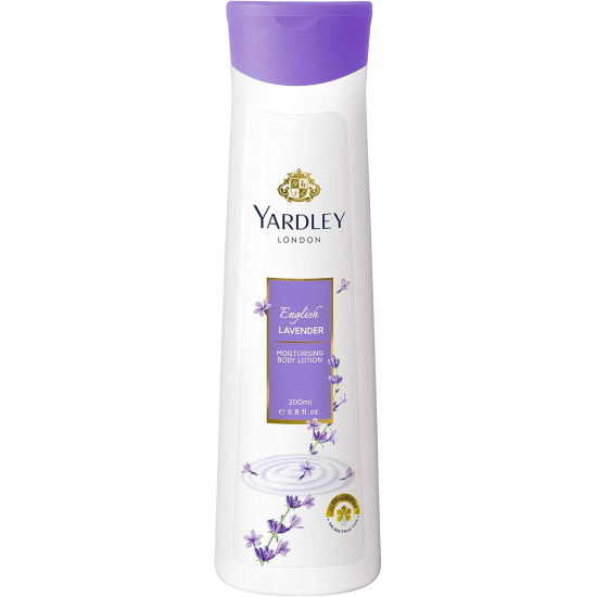 Yardley English Lavender Body Lotion For Moisturizing 200ml, Pack Of 12