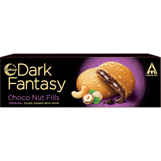 Sunfeast Dark Fantasy Choco Nut Fills Cookies 36x75g