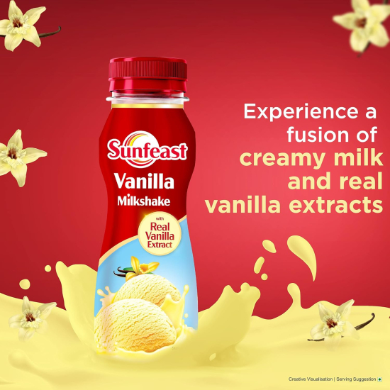 Sunfeast Vanilla Milk Shake 24x180ml