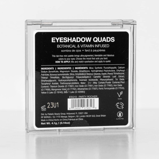 Palladio Eyeshadow Quads Esq13-Party Rocker