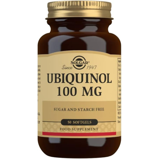 Solgar Ubiquinol 100mg Reduced CoQ10 50 Softgels