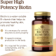 Solgar Biotin 10,000 Mcg, 60 Vegetable Capsules