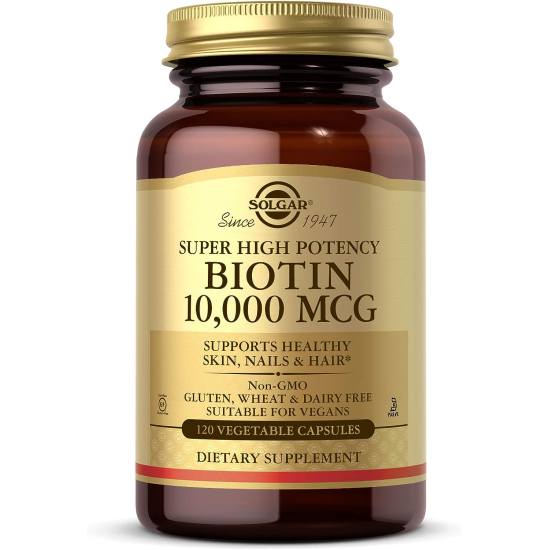 Solgar Biotin 10, 000 Mcg, 120 Vegetable Capsules