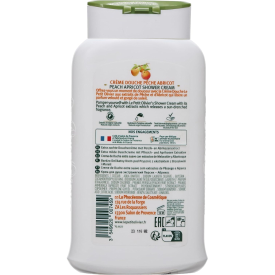 Le Petit Olivier Shower Cream Peach Apricot 250ml