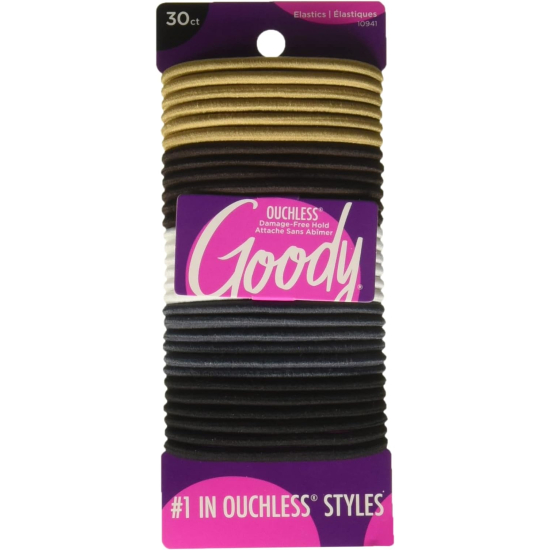 Goody Women Ouchless Elastics Java Bean 30 pcs