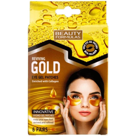 Beauty Formulas Gold Reviving Eye Gel Patches 6's