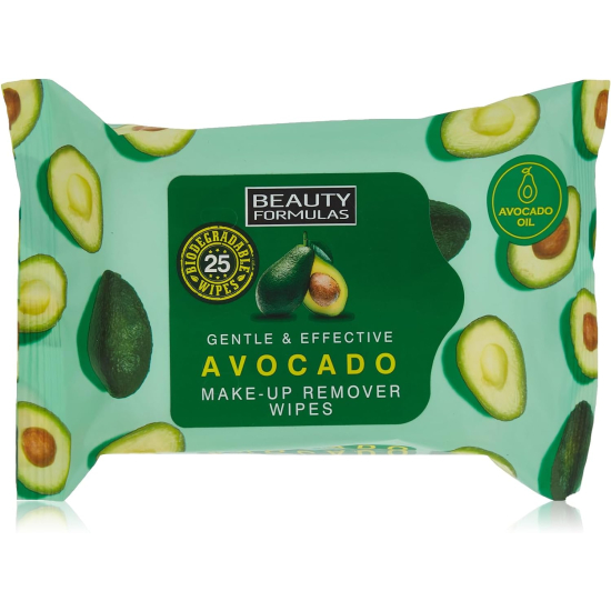 Beauty Formula Avocado Make-Up Remover Wipes 25pcs