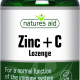 Natures Aid Vegan Zinc Lozenges Peppermint 30 Tablets