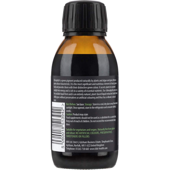 Kiki Health Liquid Chlorophyll Extract From Alfalfa 125ml