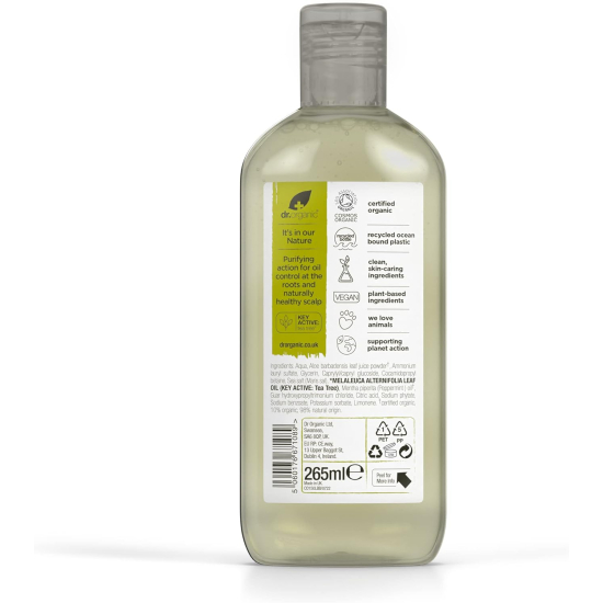 Dr. Organic Tea Tree Shampoo 265 ml