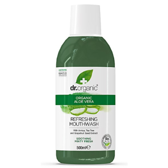 Dr. Organic Aloe Vera Mouthwash 500 ml