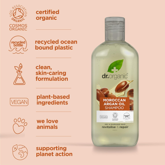 Dr. Organic Moroccan Argan Oil Shampoo 265ml