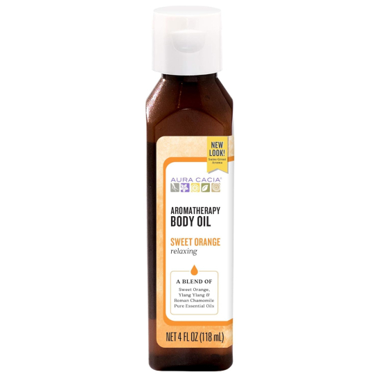 Aura Cacia Relaxing Sweet Orange Body Oil 118 ml