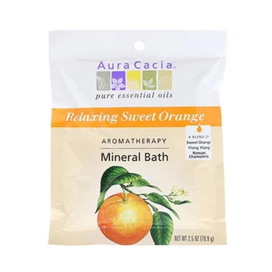 Aura Cacia Relaxing Sweet Orange Mineral Bath 70.9g