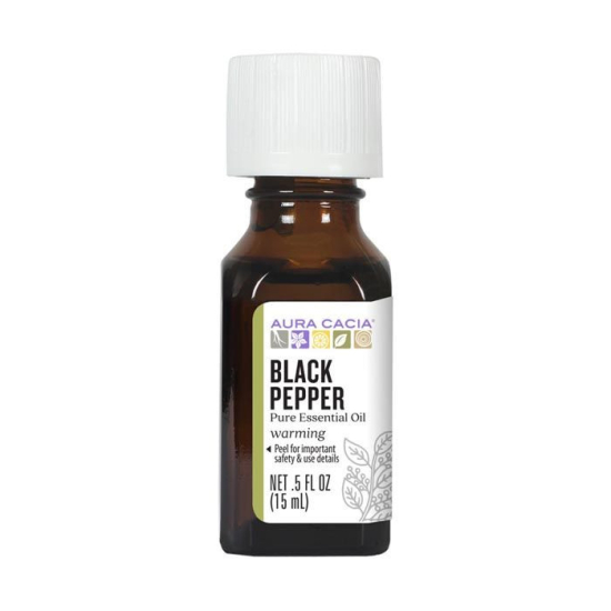 Aura Cacia Black Pepper Essential Oil 15 ml