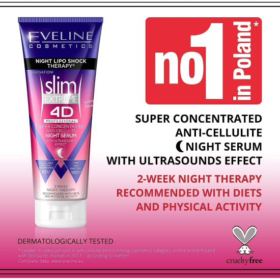 Eveline Slim Extreme 4D Professional Night Lipo Shock Therapy 250 ml