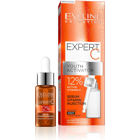 Eveline Expert C Youth Activator Serum Vitamin Injection Night