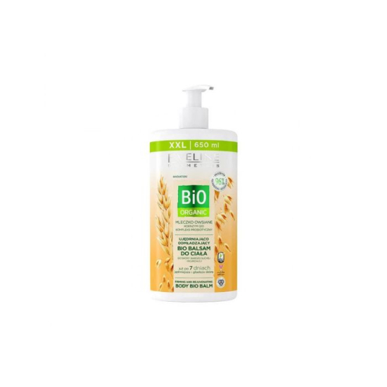 Eveline Bio Organic Firming And Rejuvenating Body Bio Balm Oat Milk 650ml