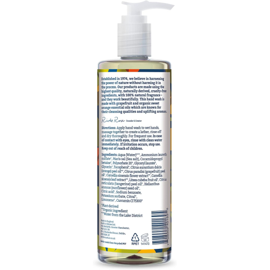 Faith In Nature Hand Wash Grapefruit & Orange 400 ml