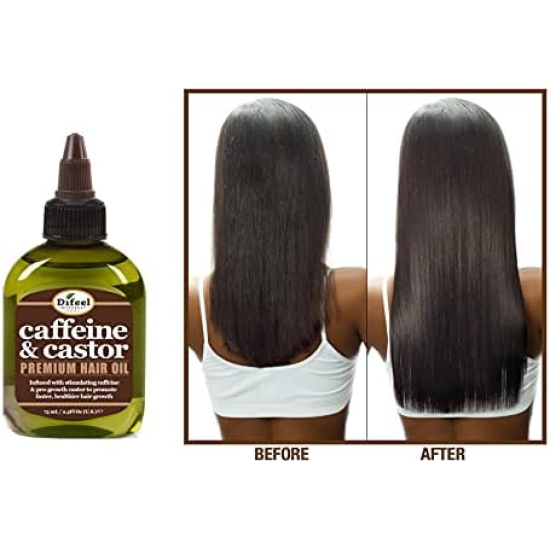 Difeel Caffeine & Castor Premium Hair Oil 75ml