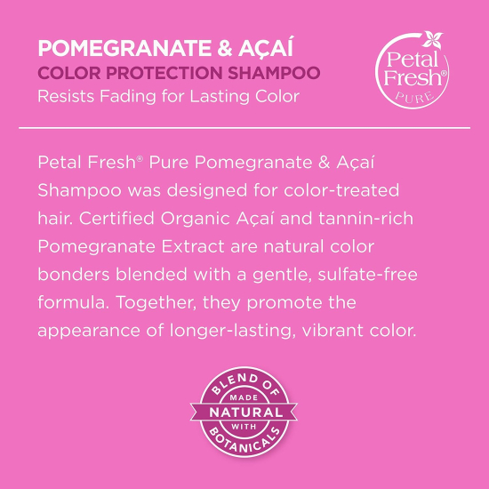 Petal Fresh Pure Pomegranate And Acai Shampoo 16 0z