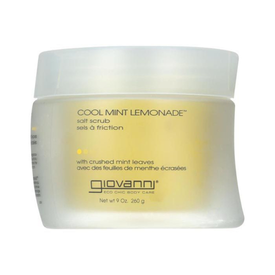 Giovanni Cool Mint Lemonade Salt Body Scrub 9 Oz