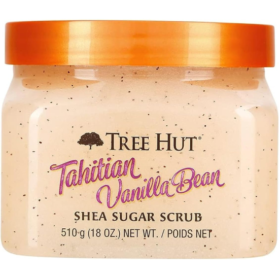 Tree Hut Tahitian Vanilla Bean Shea Sugar Scrub 18 Oz