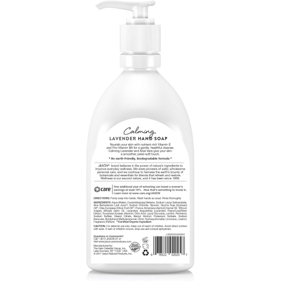 Jason Calming Lavender Handsoap 16 Oz