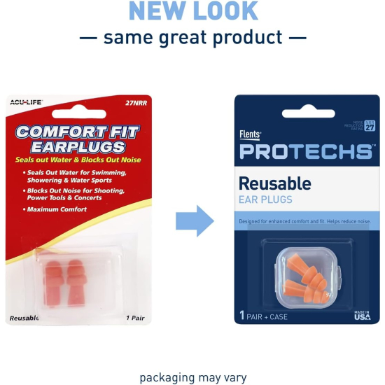 Acu Life Comfort Fit Silicone Ear Plugs