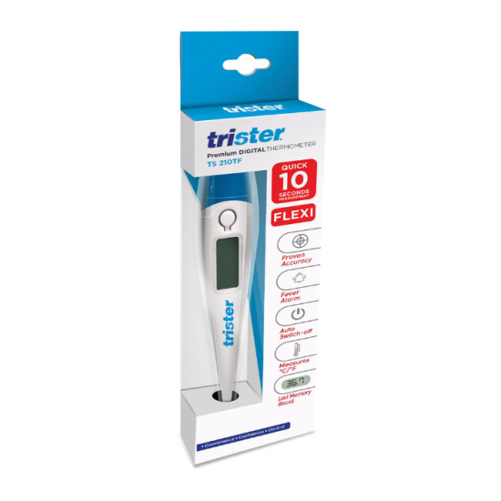 Trister Digital Thermometer 10 Second Flexi Tip