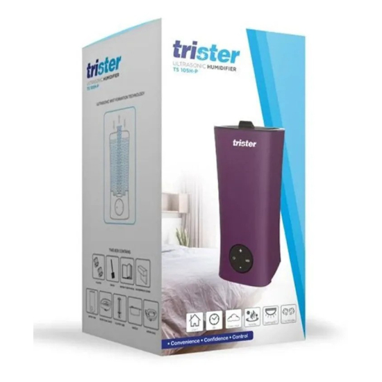 Trister Ultrasonic Humidifier 2L Purple TS-105H-P