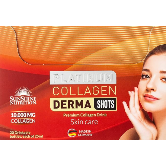 Sunshine Nutrition Platinum Collagen Derma Shots 25 ml 20pcs