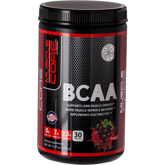 Muscle Core BCAA 30 Servings Grape 396g