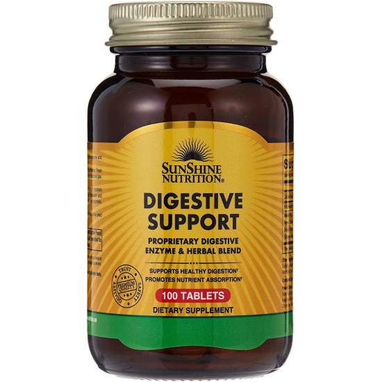 Sunshine Nutrition Digestive Support 100 Tablets